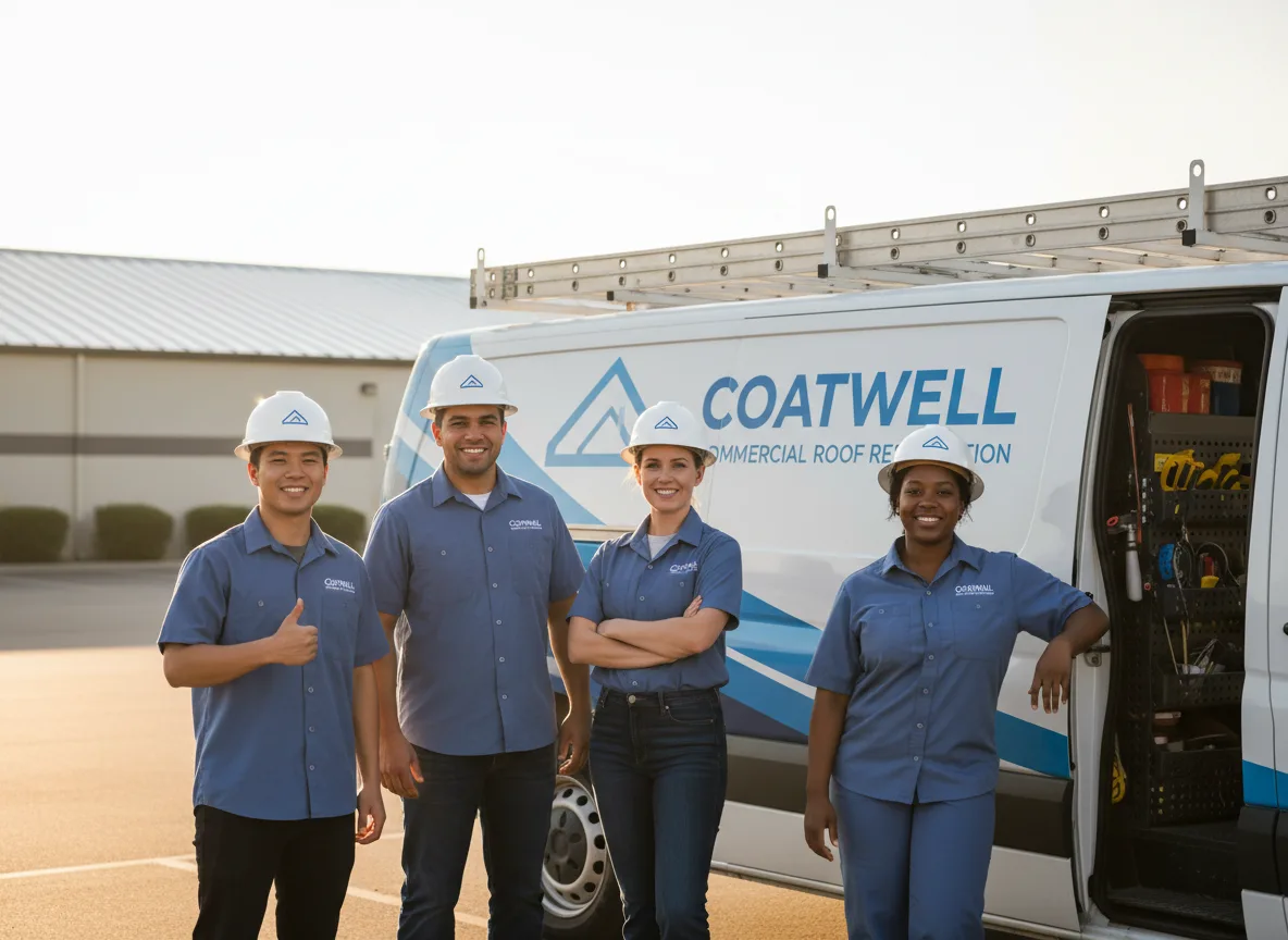 Commercial roof coating company in Pollock, SD